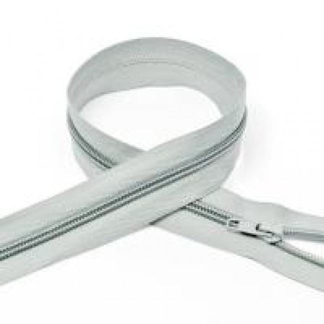 Молния спиральная тип 4 18 см н/р цвет серый 314