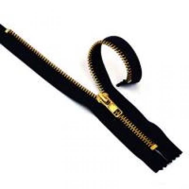 Молния металлическая тип 8 16 см н/р цвет черный 322