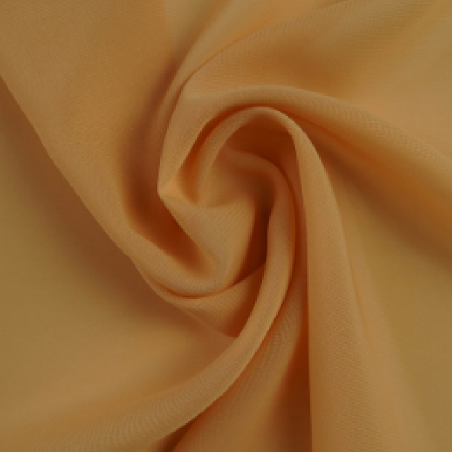 Шифон г/к 12 бежевый купить оптом ткани в магазине Aquarelle-tex доставка Санкт-Петербург, крупный поставщик тканей, импортные ткани