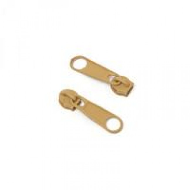 Бегунок для спиральной молнии тип 5 цвет песочный 279