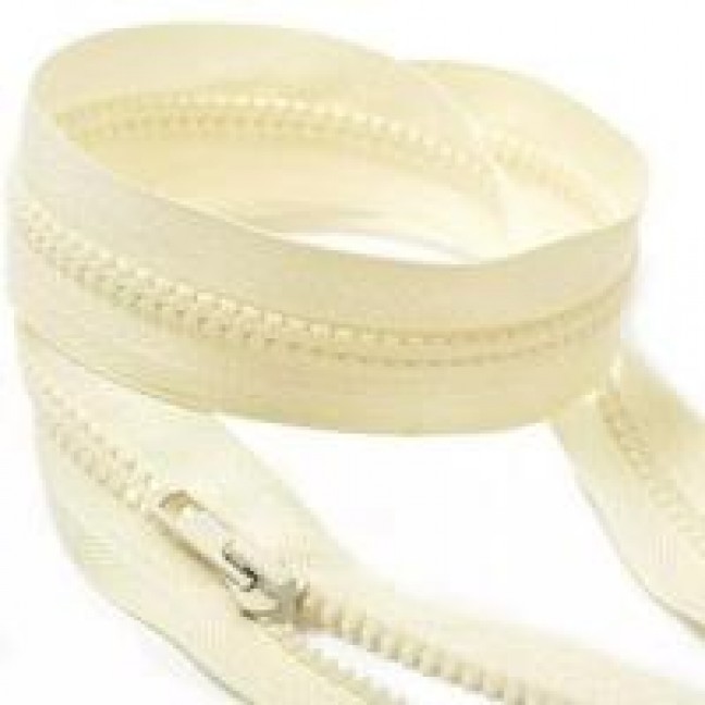 Молния тракторная тип 5 50 см разъемная цвет молочный 306