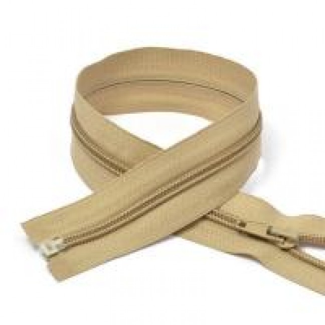 Молния спиральная тип 4 18 см н/р цвет бежевый 277