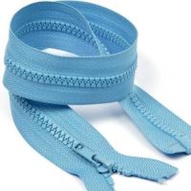 Молния тракторная тип 5 75 см разъемная цвет голубой 331