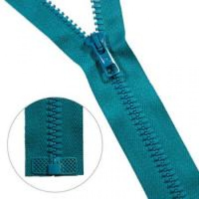 Молния трактор тип 5 85 см разъемная цвет бирюзовый 208