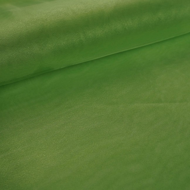 Органза 13 темно-салатовый купить оптом ткань, каталог тканей опт купить в магазине Aquarelle-tex заказать доставку  Краснодар, скидки на ткани, лучшие ткани оптом