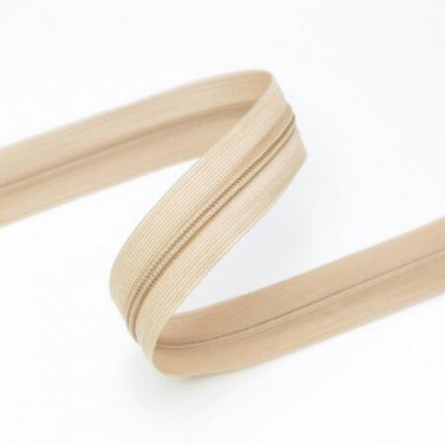 Рулонная молния спиральная тип 3 цвет бежевый 278 плотность 8.3 г/р