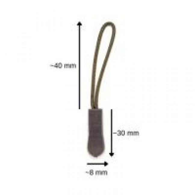 Пуллер для молнии цвет хаки 328