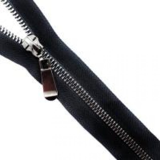 Молния декоративная тракторная тип 5 85 см разъемная цвет черный