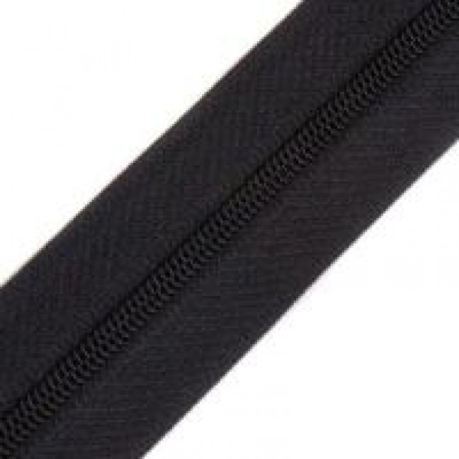 Молния спиральная тип 3 50 см н/р цвет черный 322