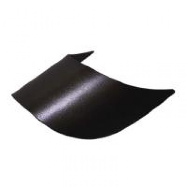 Козырек гнутый 70/175/55 мм чёрный