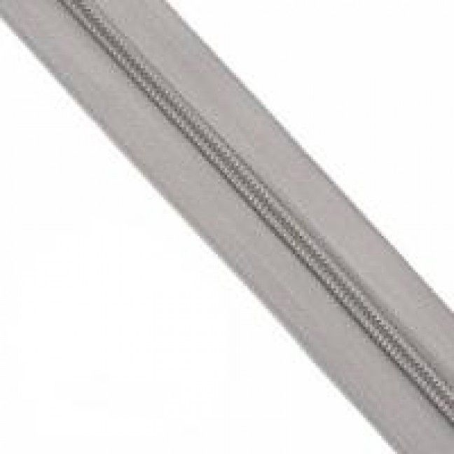 Молния спиральная тип 3 20 см н/р цвет серый 310