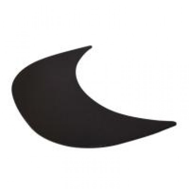 Козырек плоский 70/175/55 мм чёрный