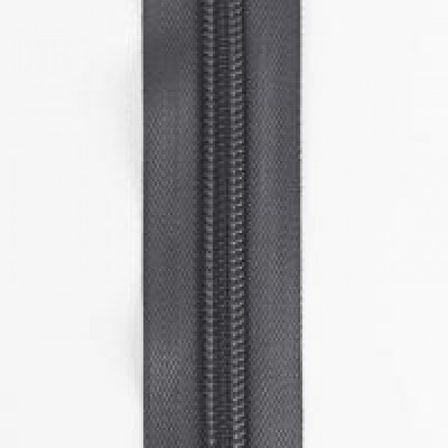 Молния спиральная тип 3 50 см цвет темно-серый 312