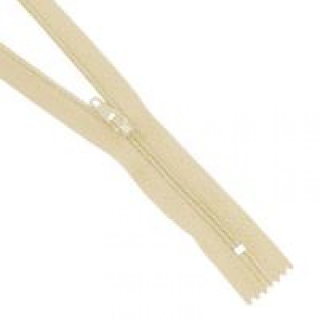 Молния спиральная тип 4 20 см н/р цвет молочный 306