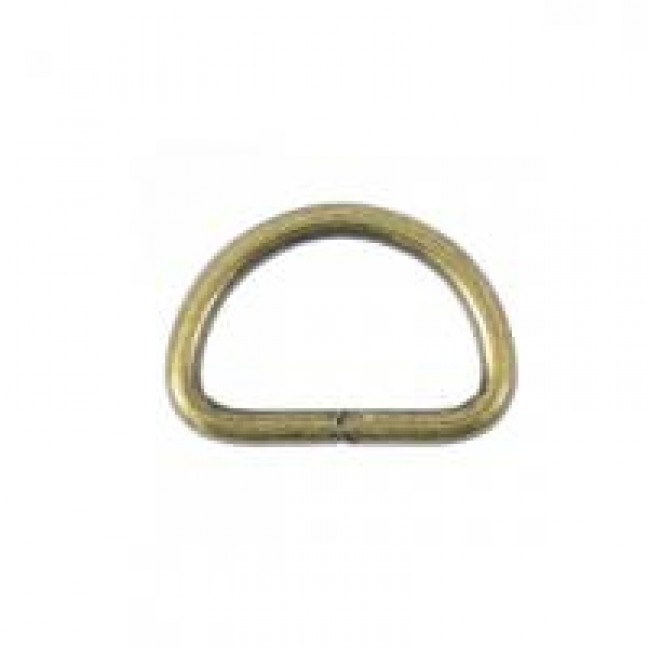 Полукольцо 20 мм цвет антик-2