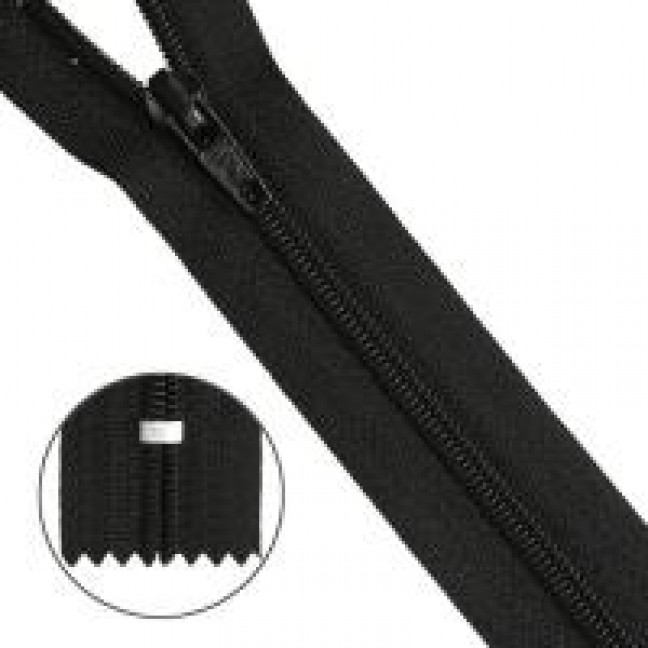 Молния спиральная тип 3 60 см н/р цвет черный 322