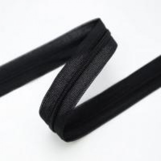 Молния потайная x/б 18 см цвет черный 322