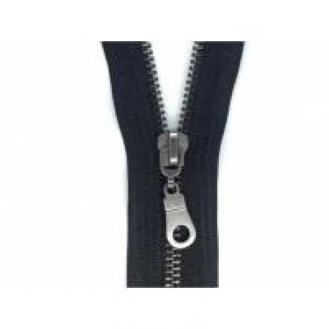 Молния металлическая тип 8 75 см разъемная цвет черный 322