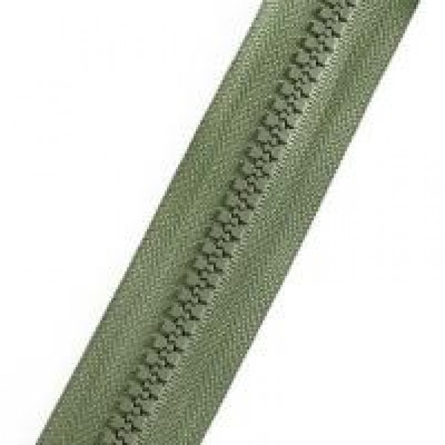 Молния тракторная тип 5 75 см двухзамковая цвет хаки 263