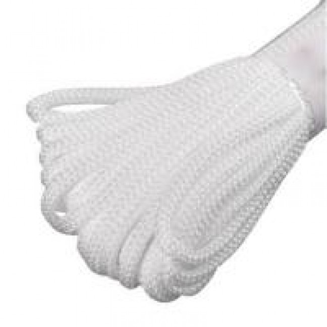 Шнур полипропиленовый вязаный 6 мм цвет белый