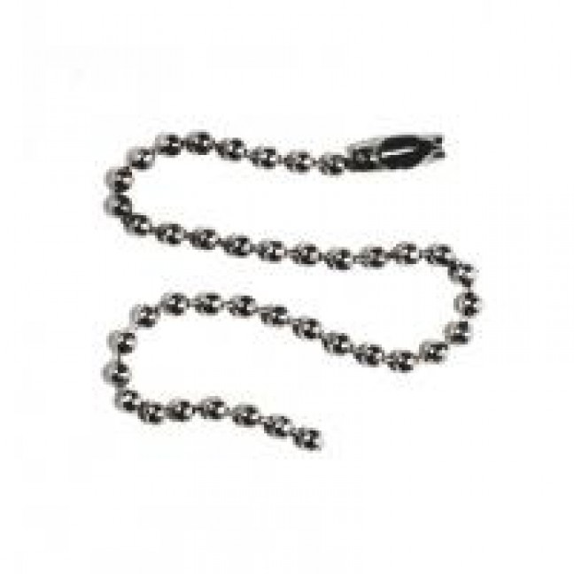 Цепочка из шариков с замком цвет никель 15 см