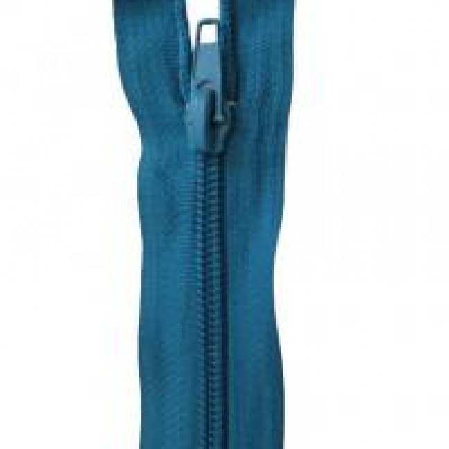 Молния спиральная тип 5 35 см разъемная цвет бирюзовый 216