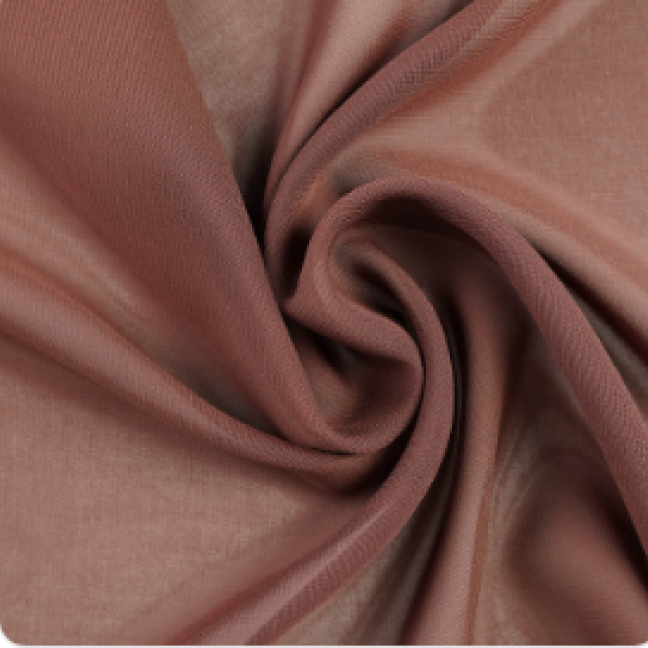 Шифон г/к  09 коричневый