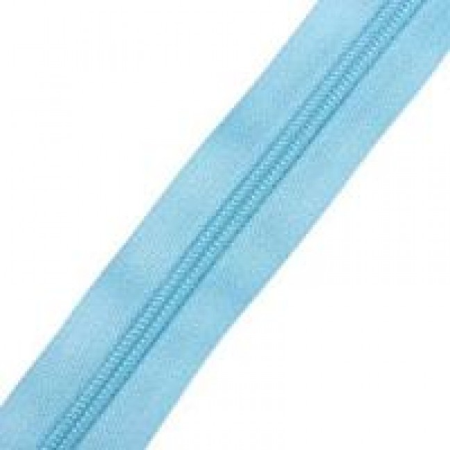 Молния спиральная тип 3 20 см н/р цвет голубой 274