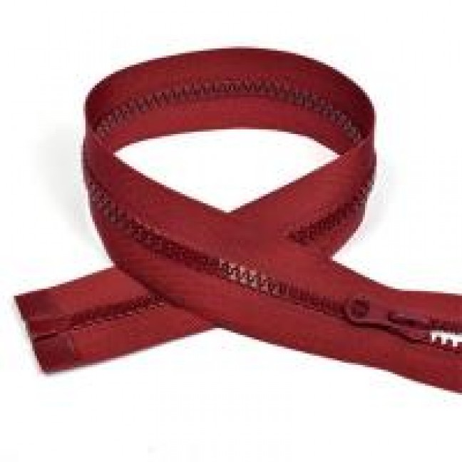 Молния тракторная тип 5 90 см разъемная цвет бордовый 178