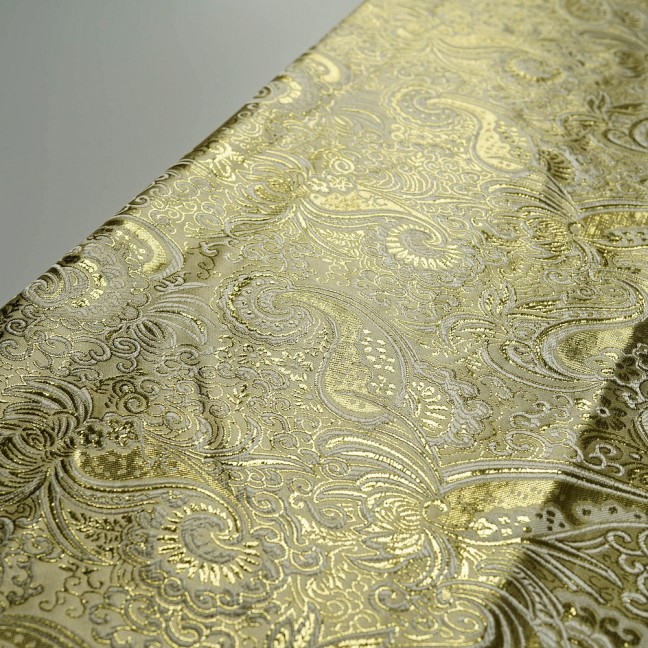 Парча Жаккард Золото 05 желтый