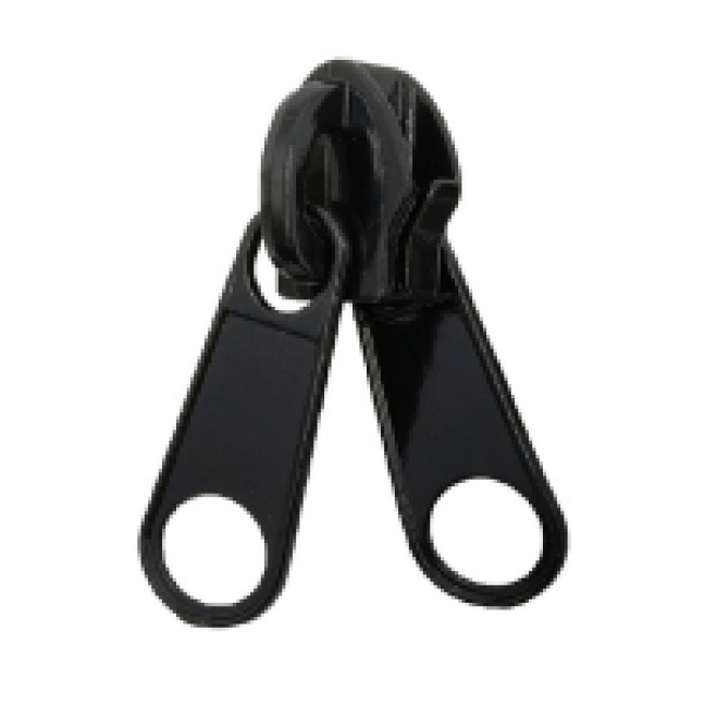 Бегунок для спиральной молнии тип 10 галант двойной цвет черный 322