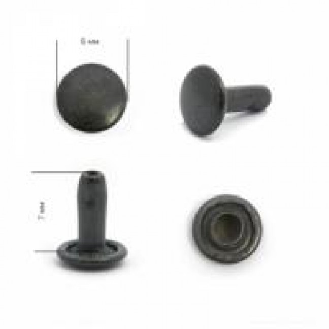 Хольнитены 6x6 мм двухсторонние цвет оксид