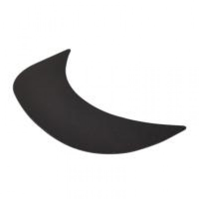 Козырек плоский 55/185/45 мм чёрный