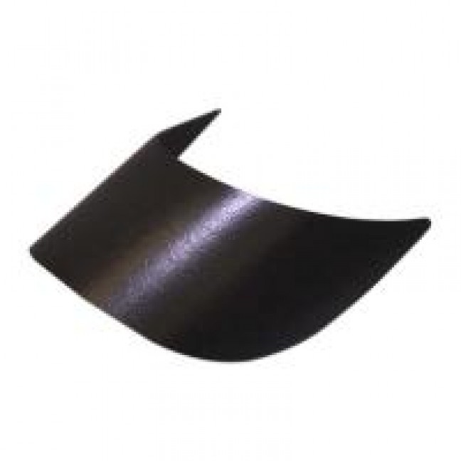 Козырек гнутый 65/180/65 мм черный