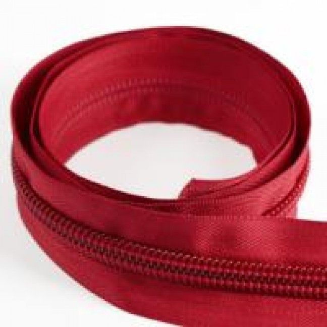 Молния спиральная тип 3 20 см н/р цвет красный 148