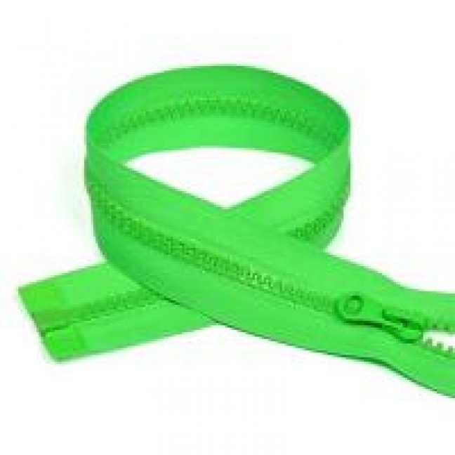 Молния тракторная тип 5 40 см разъемная цвет салатовый 334