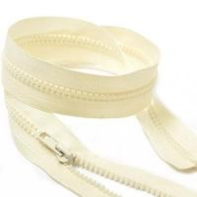 Молния тракторная тип 5 70 см разъемная цвет молочный 306