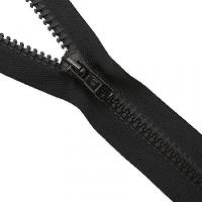 Молния тракторная тип 5 65 см разъемная усиленное звено цвет черный 322