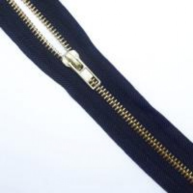 Молния джинсовая тип 5 18 см цвет темно-синий 330