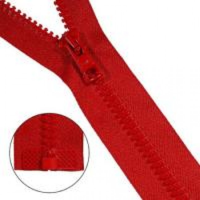 Молния тракторная тип 5 55 см разъемная цвет красный 148