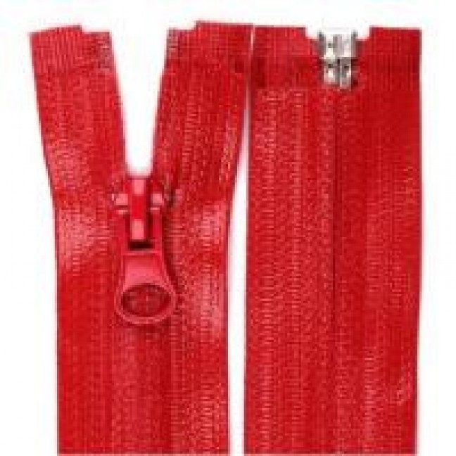 Рулонная молния спиральная тип 7 водонепроницаемая цвет красный 162