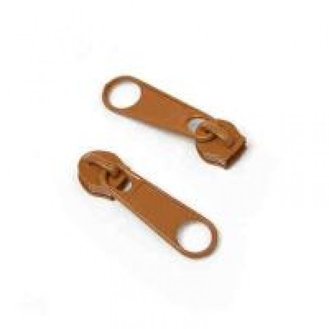 Бегунок для спиральной молнии тип 5 цвет охра 280