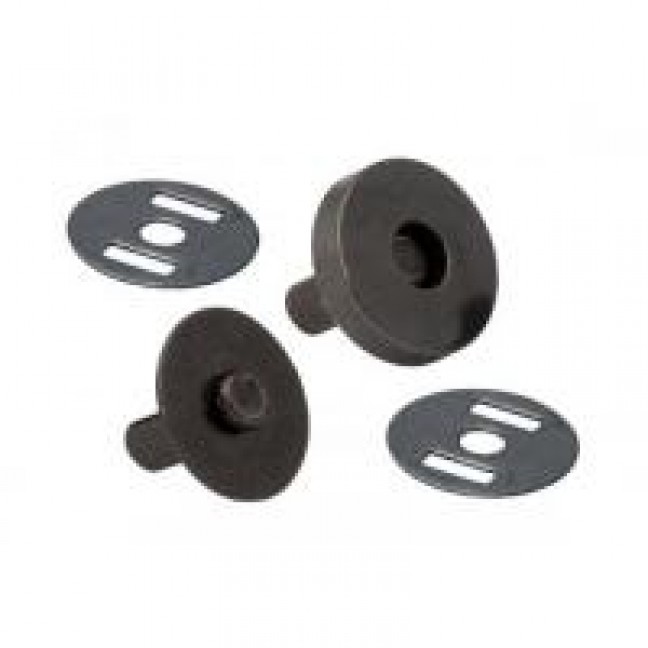 Магнитная кнопка на усиках 18 мм цвет темный никель