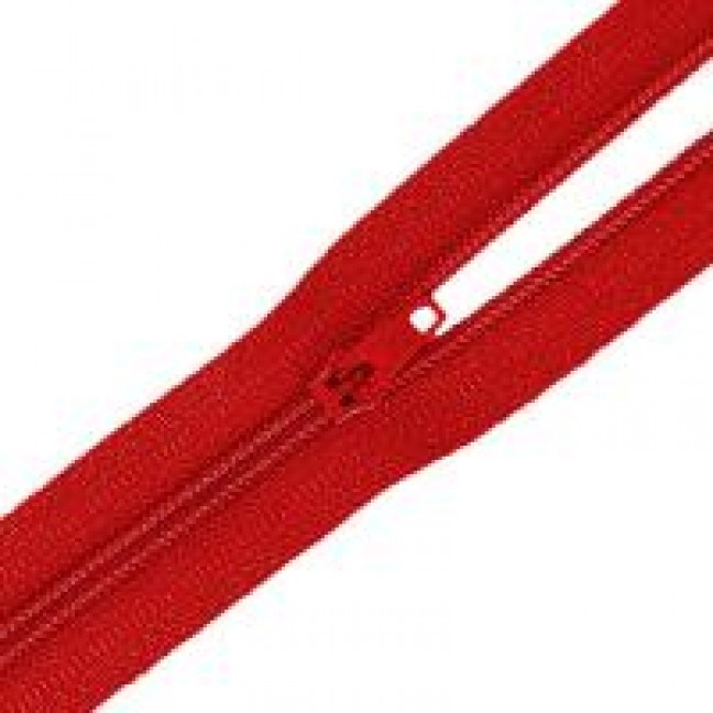 Молния спиральная тип 4 20 см н/р цвет красный 148