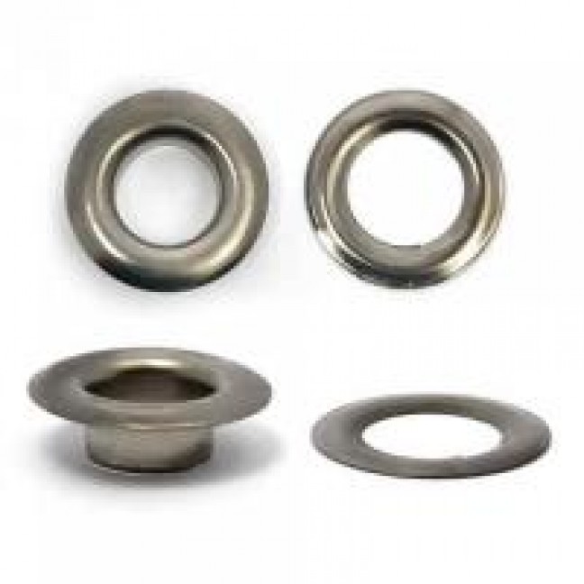 Люверсы 15 мм №28 нержавейка цвет никель