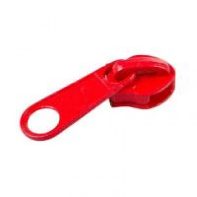 Бегунок для спиральной молнии тип 5 цвет красный 148