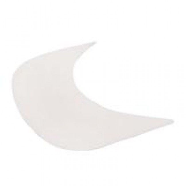 Козырек плоский 75/190/70 мм белый