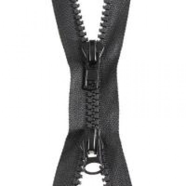 Молния тракторная тип 5 90 см двухзамковая цвет черный 322