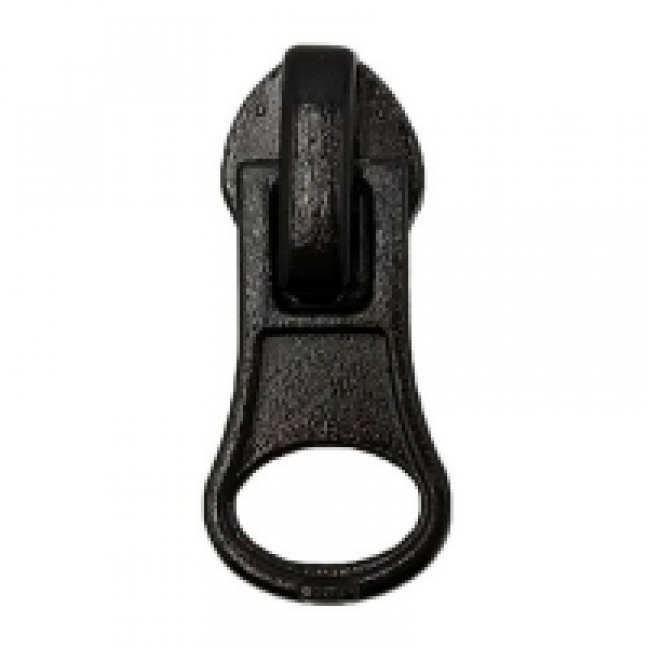 Бегунок для спиральной молнии тип 5 автомат груша обратный цвет черный