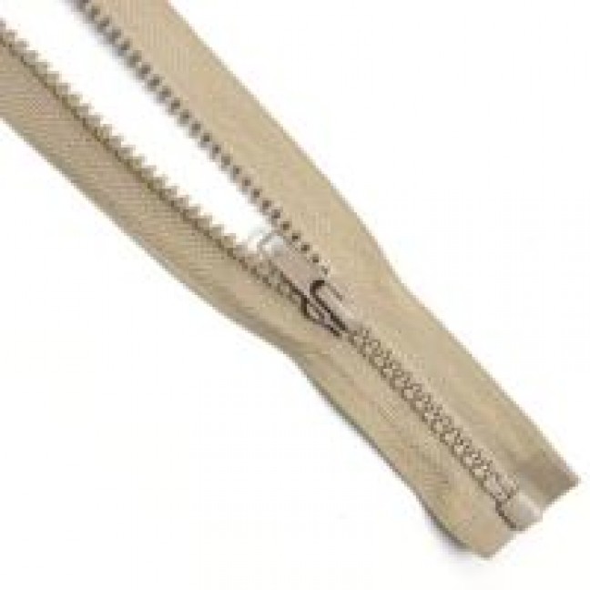 Молния тракторная тип 5 55 см разъемная цвет темно-бежевый 292